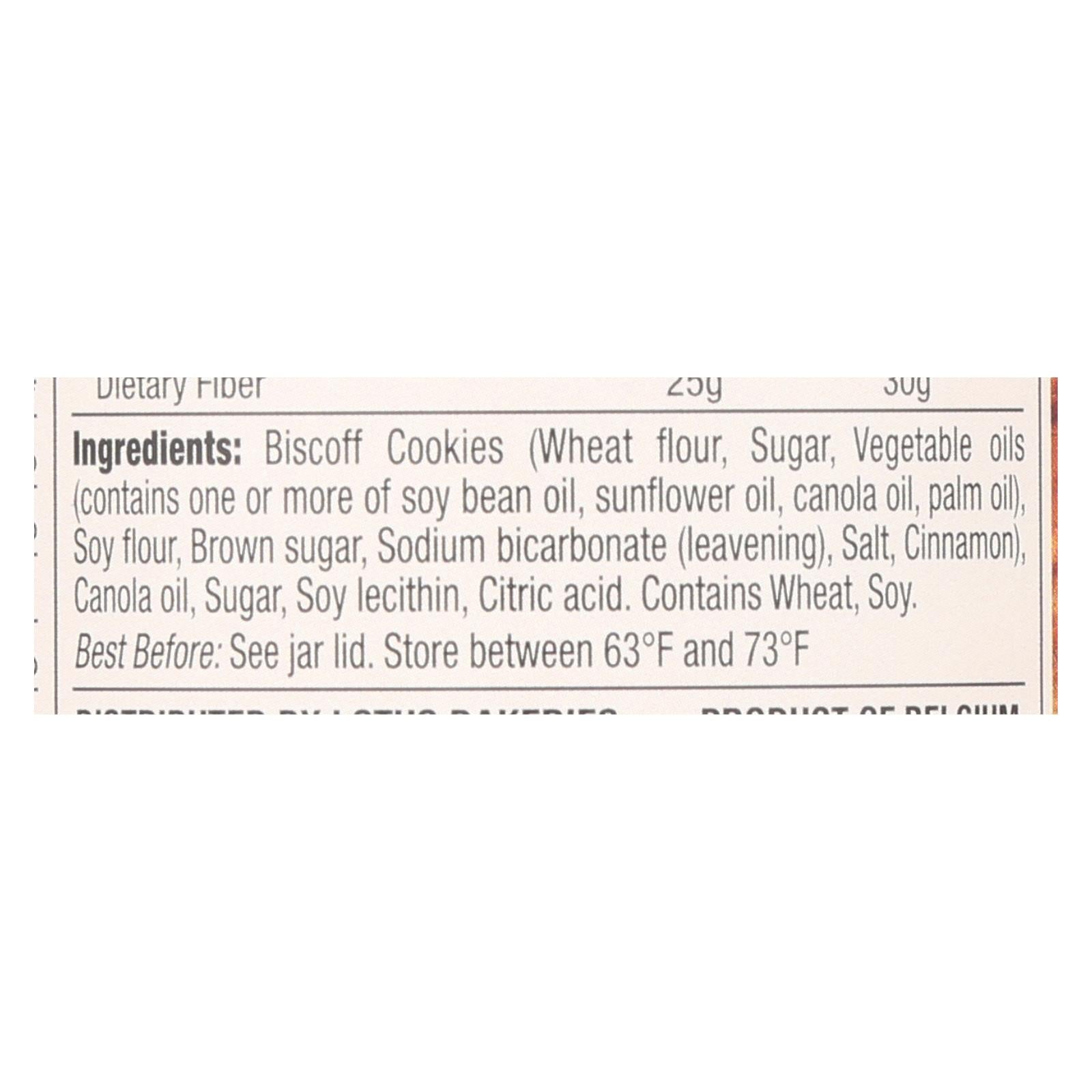 Biscoff Cookie Butter Spread - Peanut Butter Alternative - Crunchy - 13.4 Oz - Case Of 8