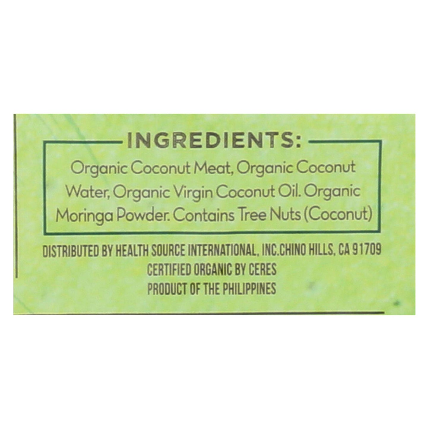 Nuco Organic Coconut Wraps - Case Of 12 - 2.47 Oz
