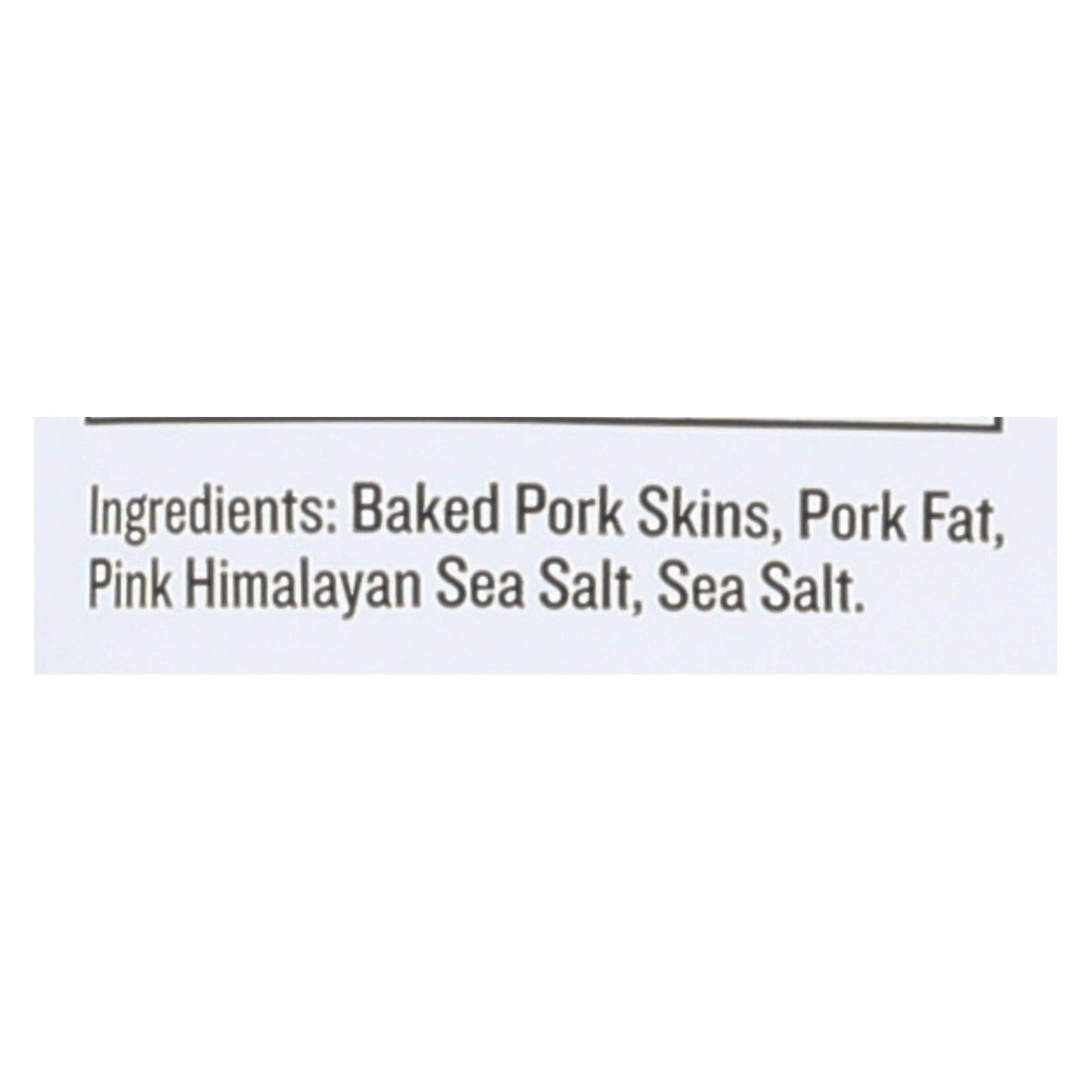 Epic Oven Baked Pork Rinds - Case Of 12 - 2.5 Oz