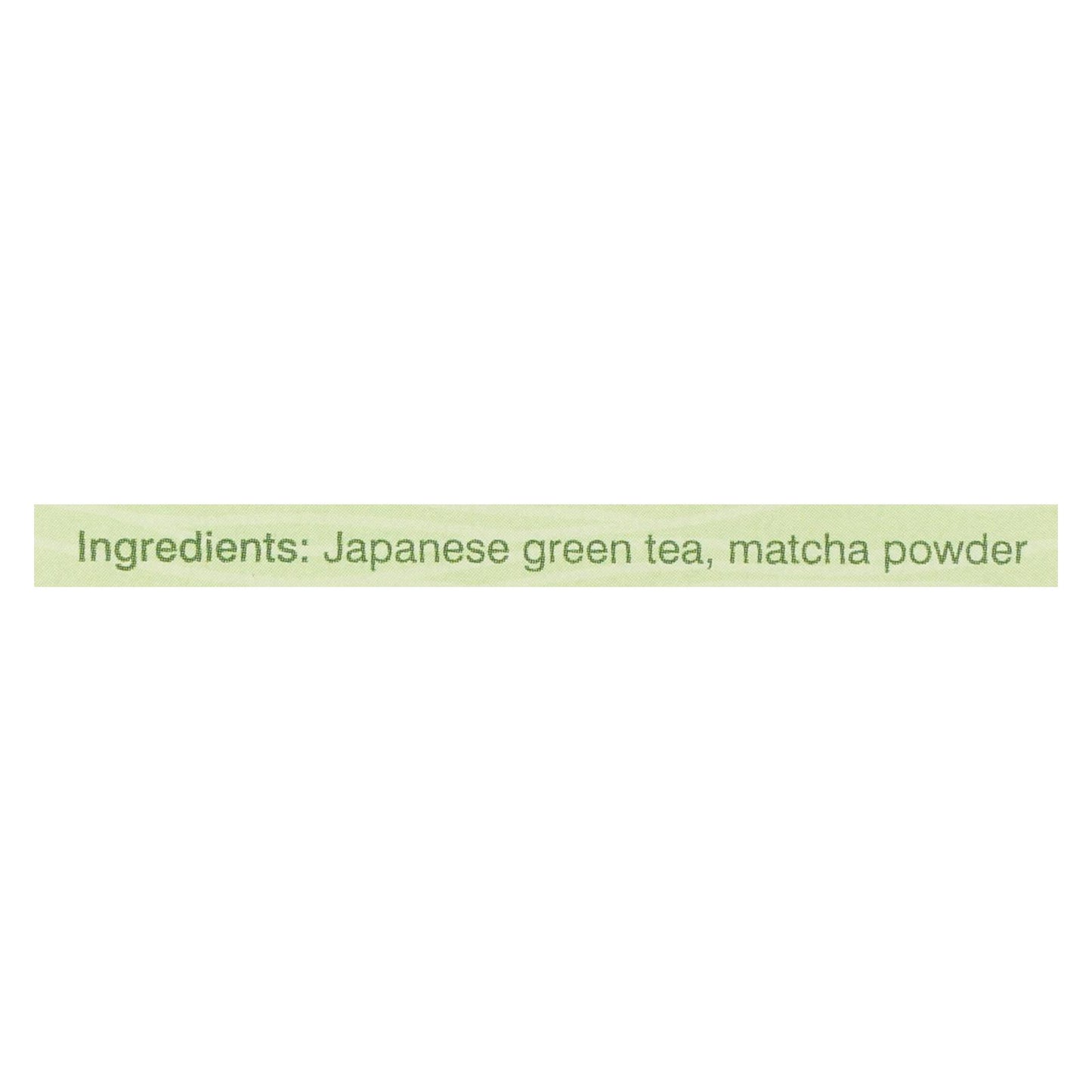 Matcha Love In Matcha Green Tea Traditional Flavor - Case Of 6 - 10 Bags