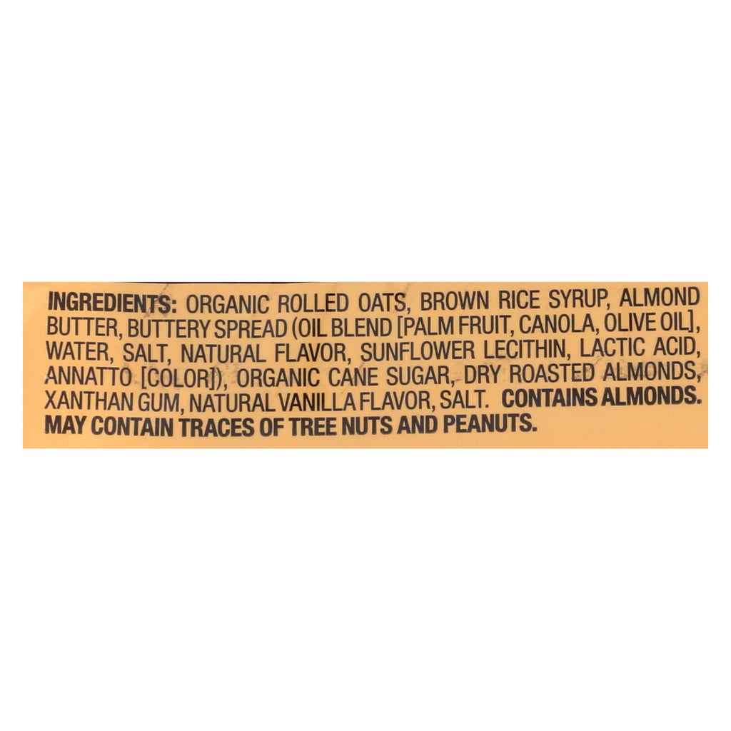 Bobo's Oat Bars - All Natural - Almond - 3 Oz Bars - Case Of 12