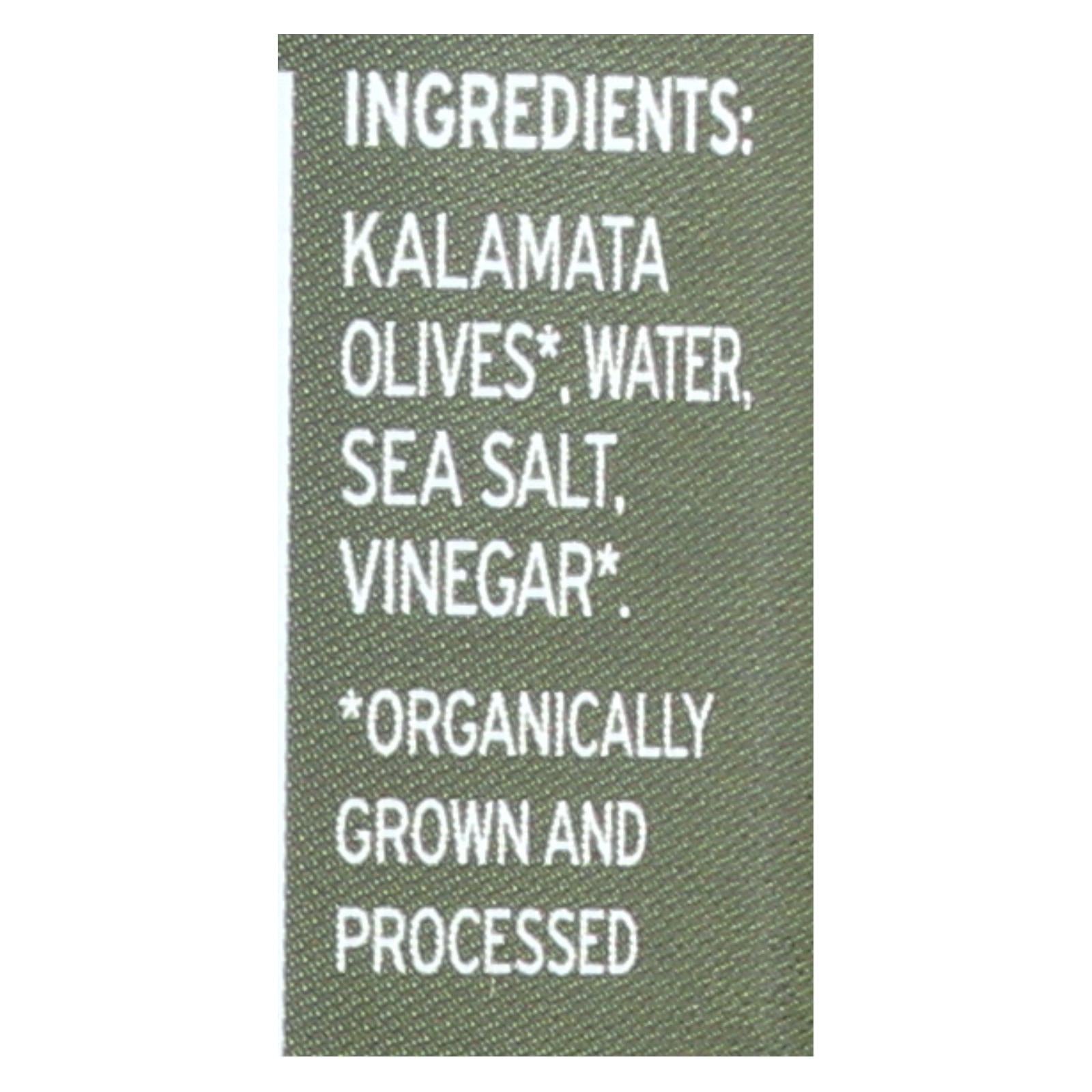 Gaea Olives - Organic - Kalamata - Pitted - Original - 5.6 Oz - Case Of 8