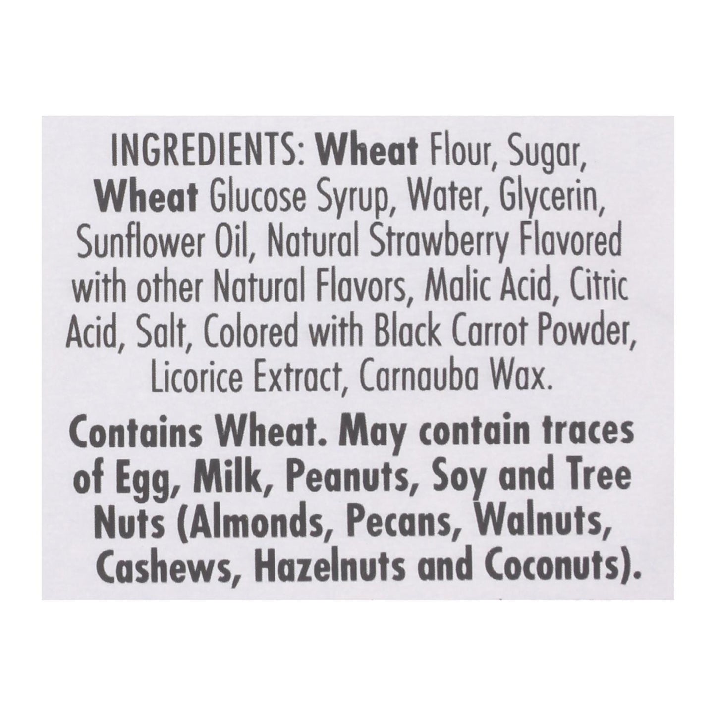 Darrell Soft Eating Liquorice - Strawberry - Case Of 8 - 7 Oz.