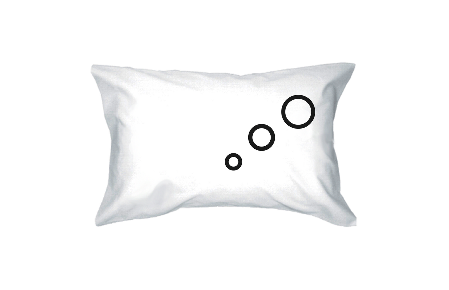 Thinking Cloud Pillows Standard Size 21 x 30 Matching Couple Pillowcases