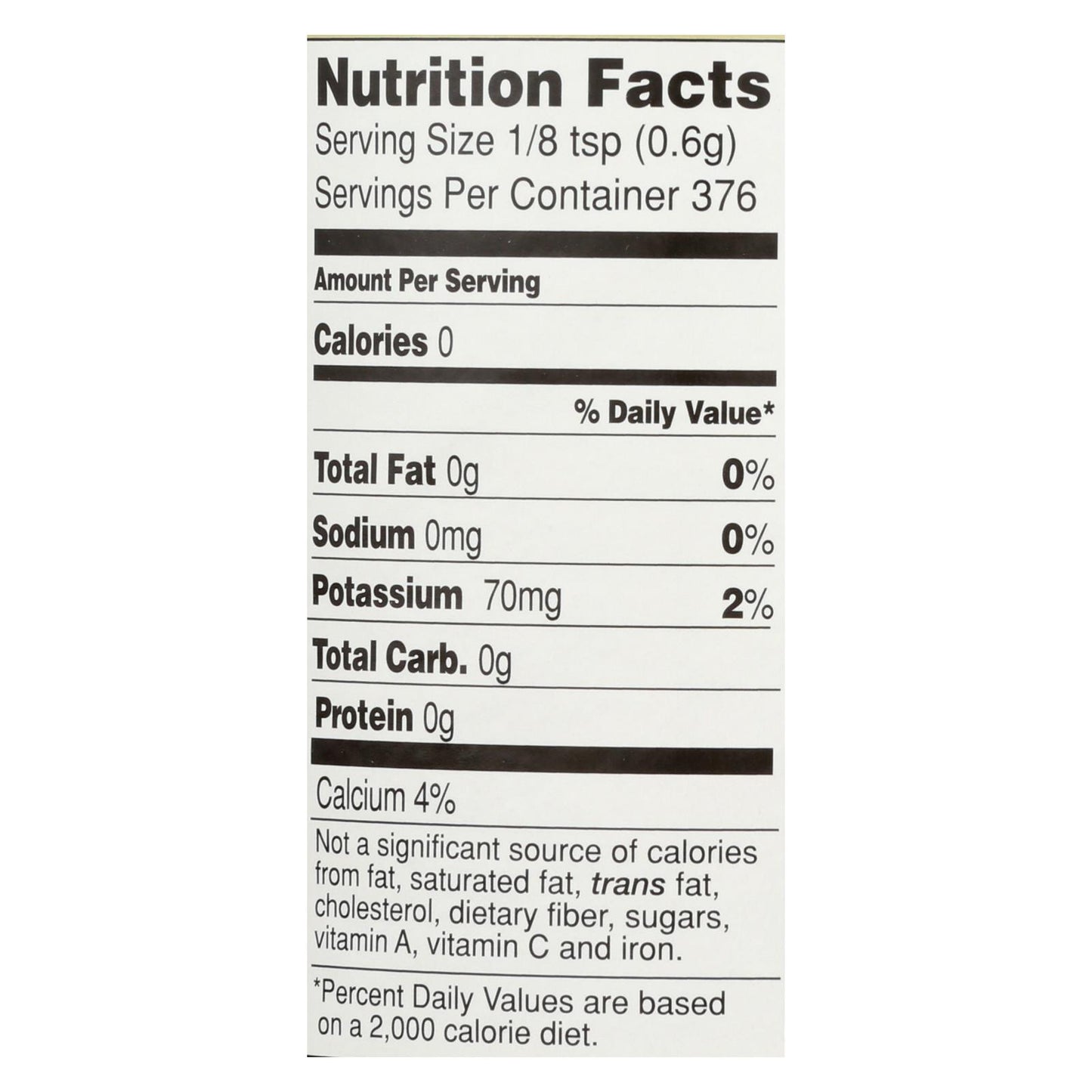 Hain Baking Powder - Featherweight - Case Of 12 - 8 Oz.