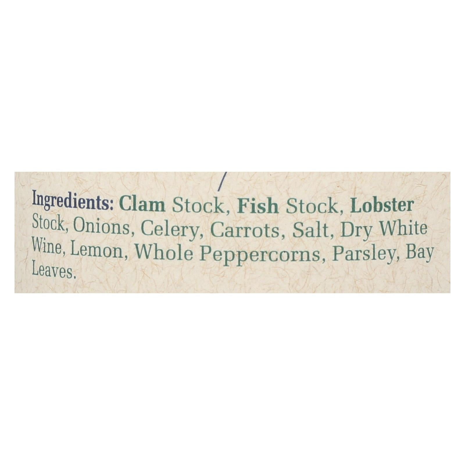 Bar Harbor - All Natural Seafood Stock - Case Of 6 - 15 Oz.