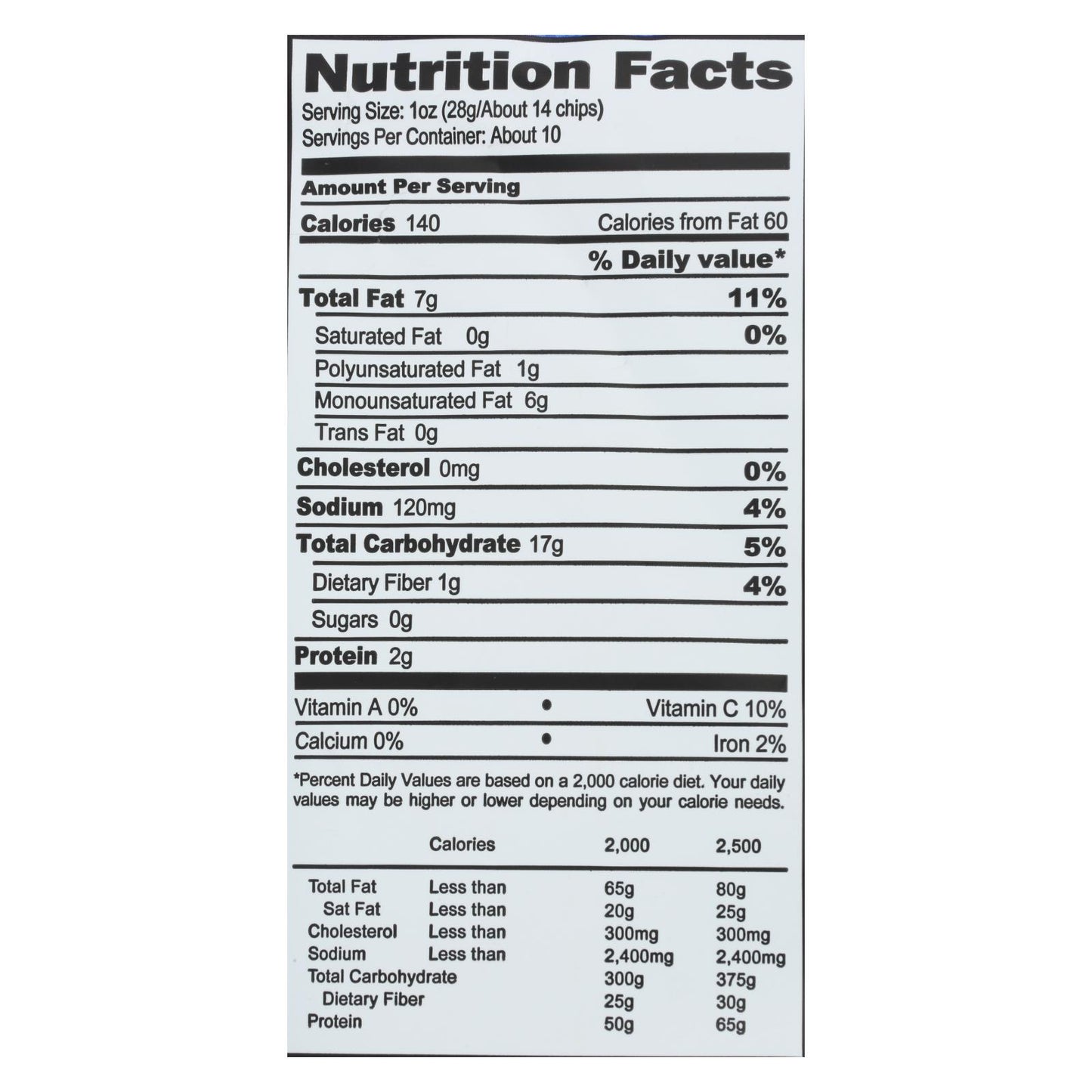 Boulder Canyon Natural Foods - Chips Ktl Cnct Avo S Salt - Case Of 12 - 10.00 Oz