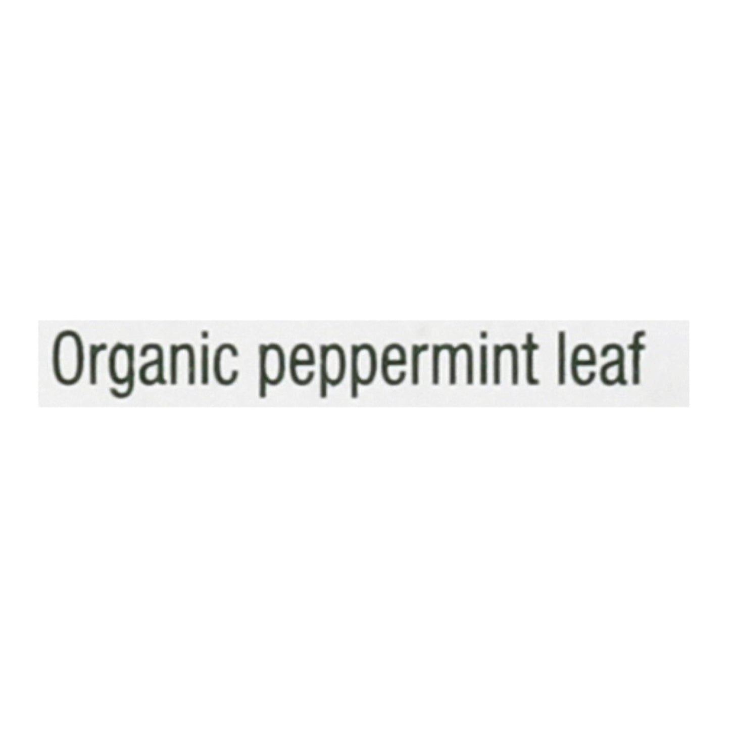 Traditional Medicinals Organic Peppermint Herbal Tea - Caffeine Free - Case Of 6 - 16 Bags