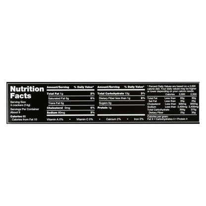 Carr's Bite Size Table Water Cracker - Case Of 12 - 4.25 Oz