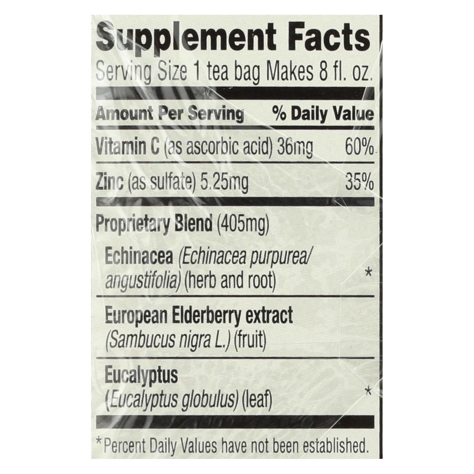 Celestial Seasonings Sleepytime Echinacea Complete Care Wellness Tea - 20 Tea Bags - Case Of 6