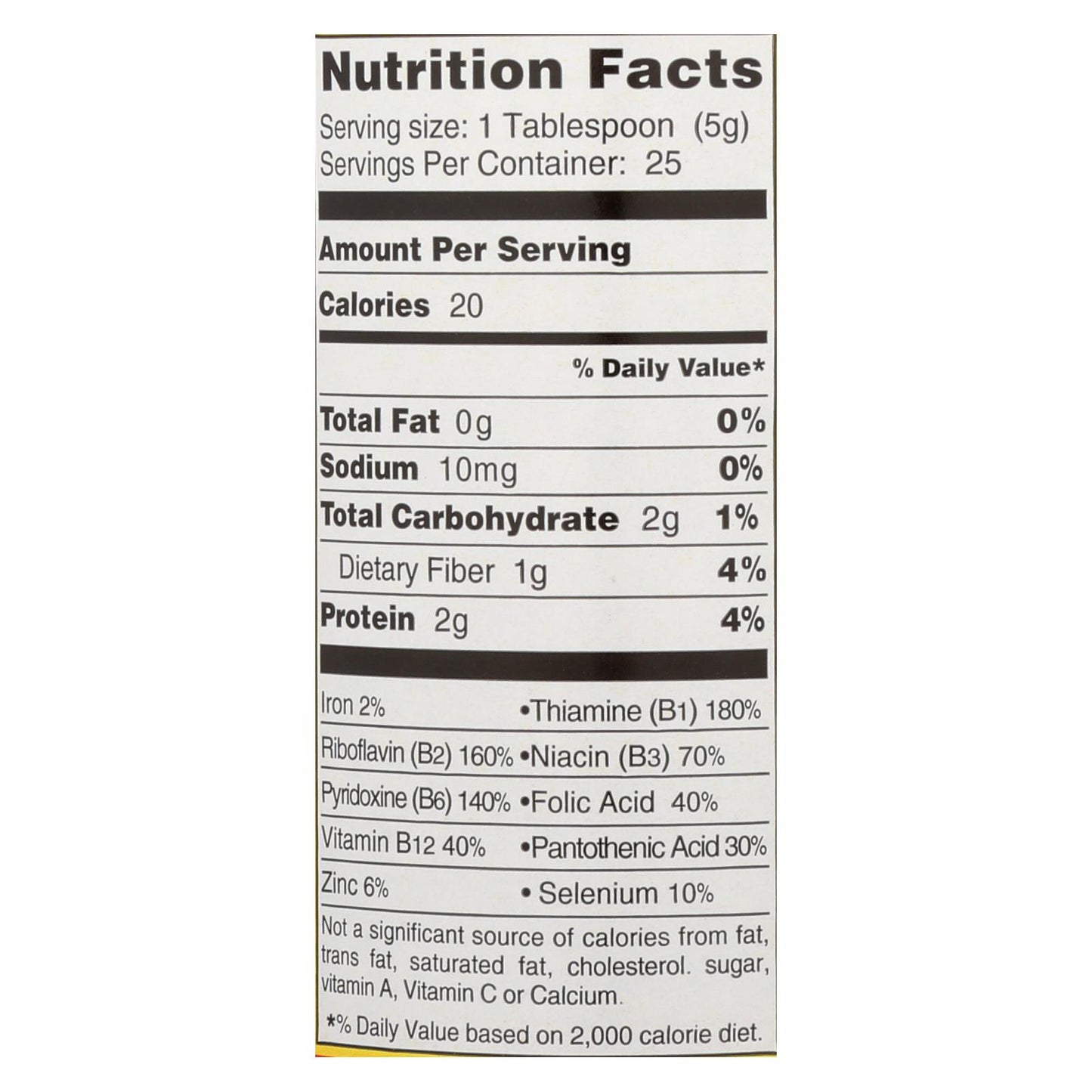 Bragg - Seasoning - Nutritional Yeast - Premium - 4.5 Oz - Case Of 12