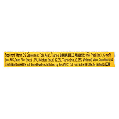 Wellness Pet Products Cat Food - Chicken Dinner - Case Of 24 - 3 Oz.