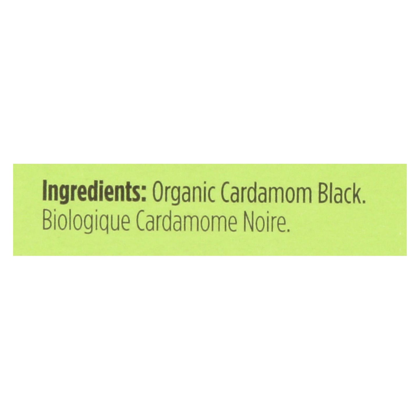 Spicely Organics - Organic Cardamom Pods - Black - Case Of 6 - 0.2 Oz.