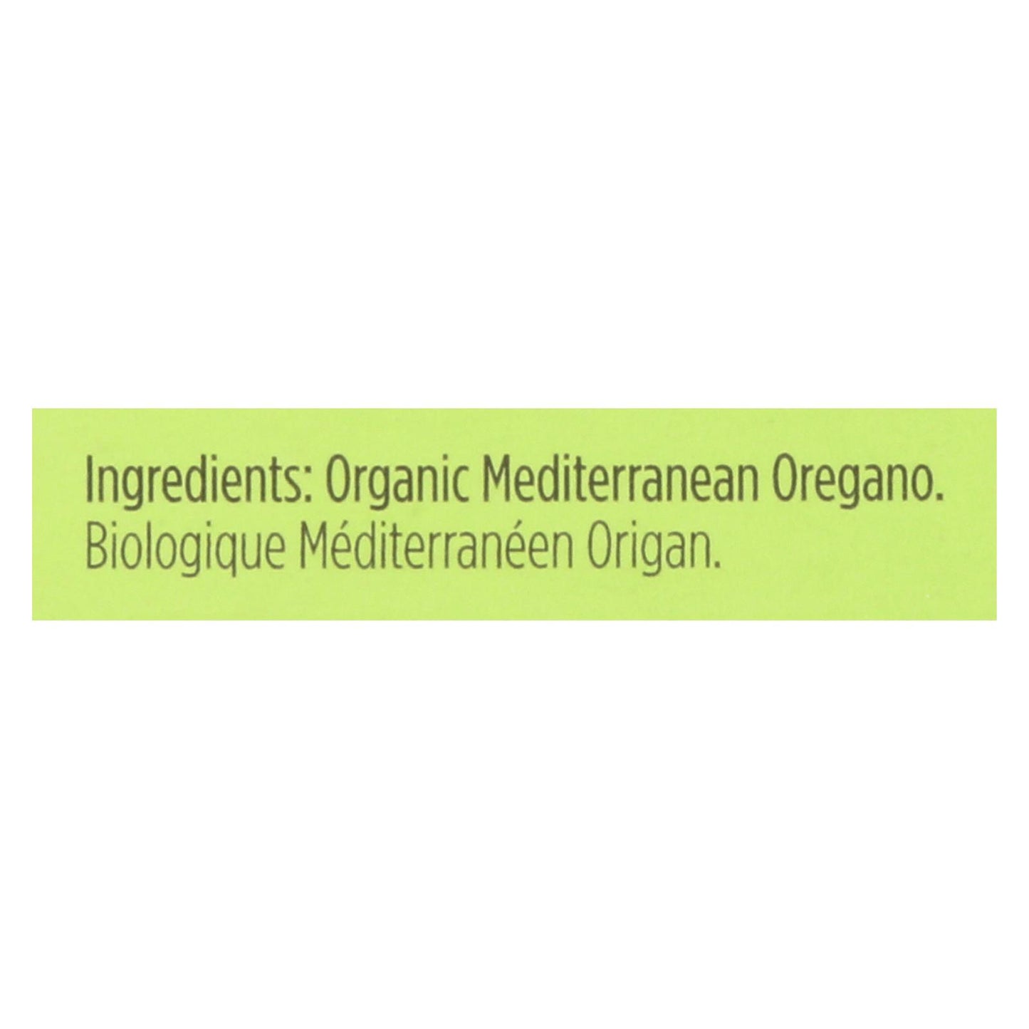 Spicely Organics - Organic Oregano - Case Of 6 - 0.15 Oz.