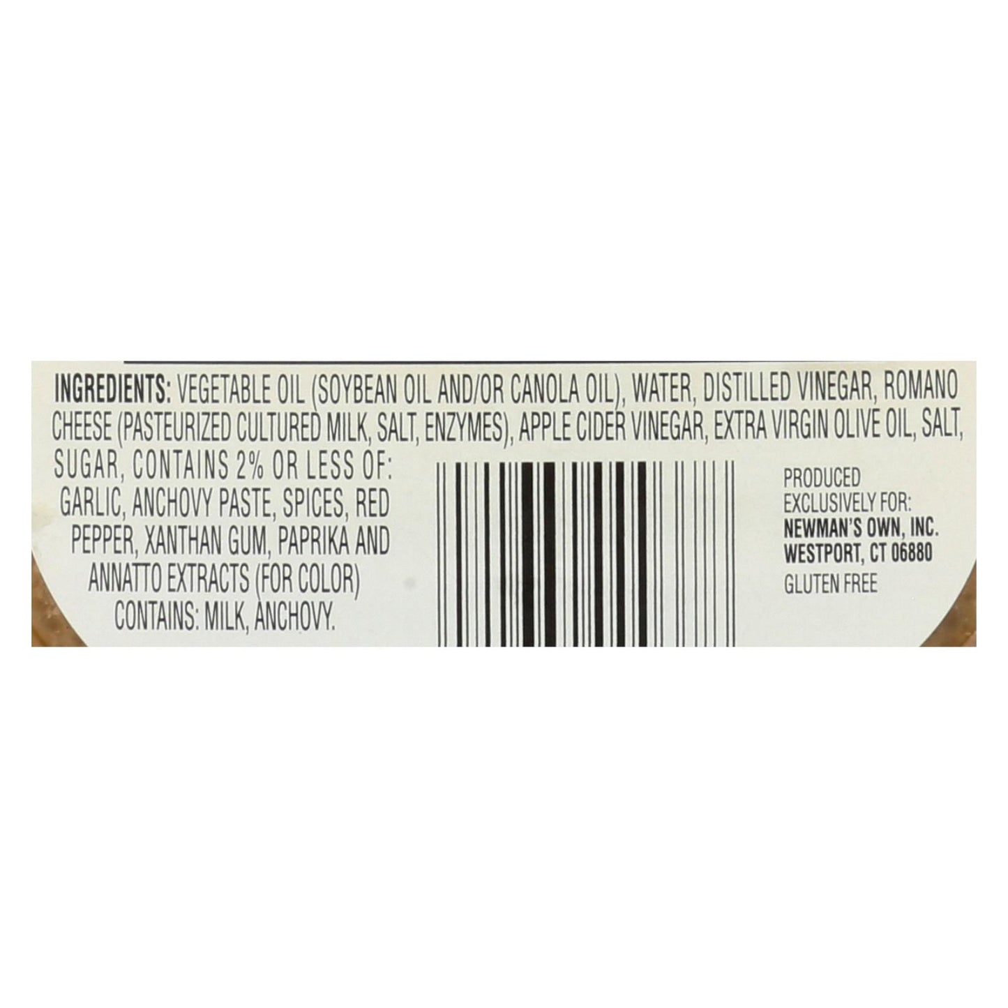 Newman's Own Lite Dressing - Caesar - Case Of 6 - 16 Fl Oz.