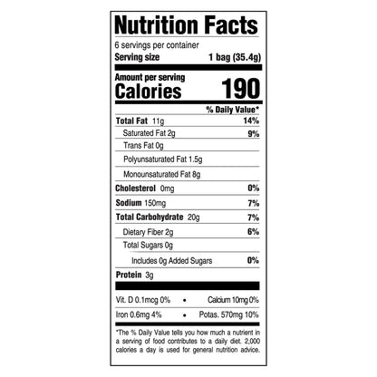 Boulder Canyon Natural Foods - Chips Classic Sea Salt Avacado Oil - Case Of 8 - 6 - 1.25oz
