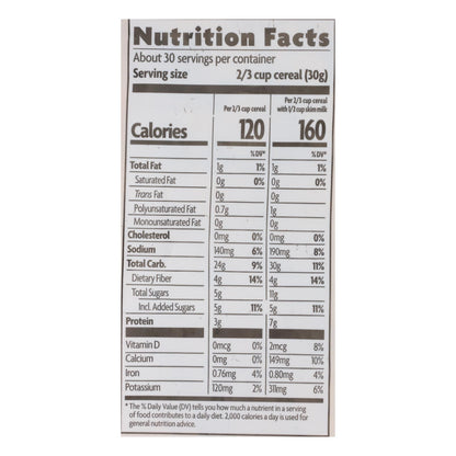Nature's Path Organic Flax Plus Cereal - Cinnamon - Case Of 6 - 32 Oz.