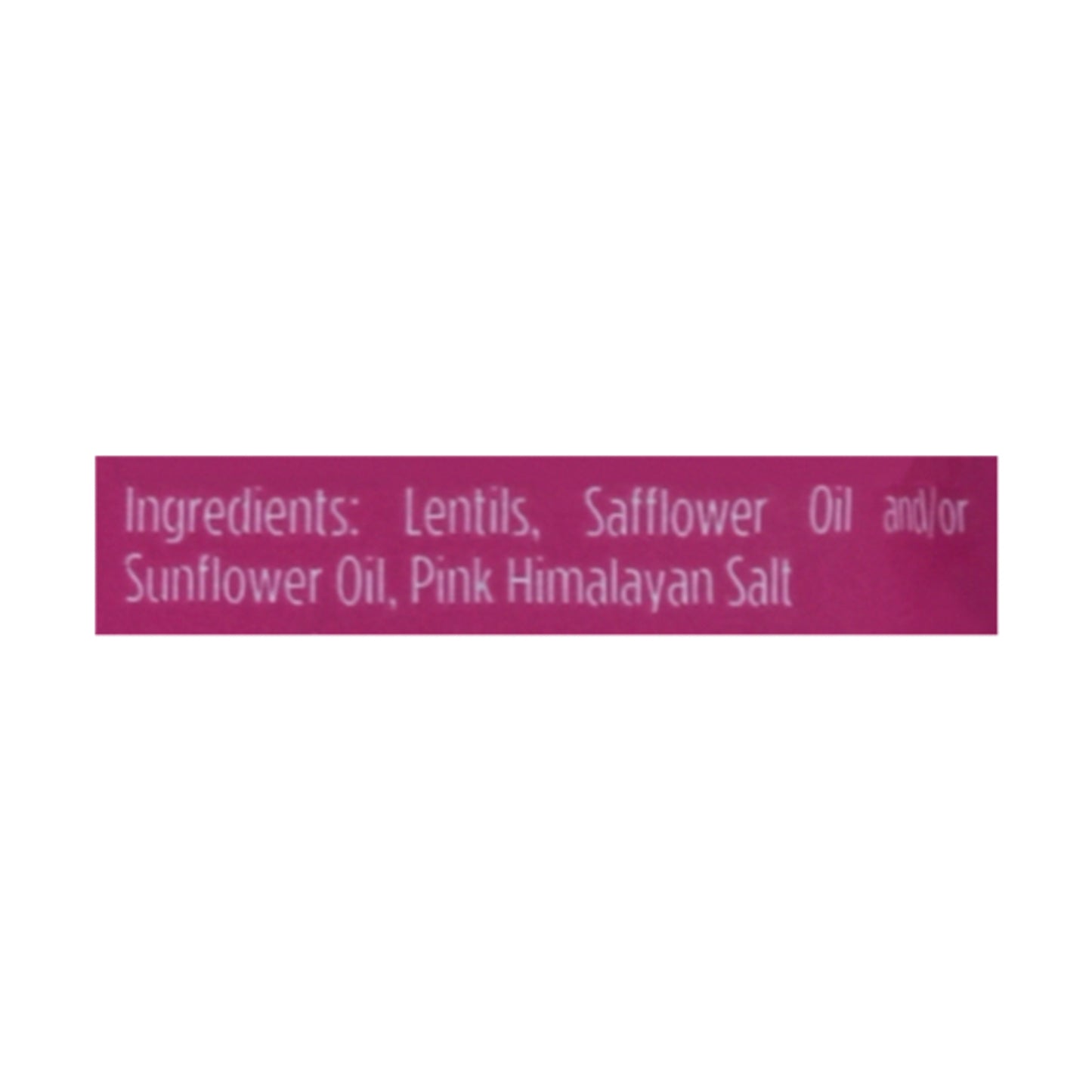 Seapoint Farms - Lentil Snack Himalayan Salt - Case Of 12-5 Oz