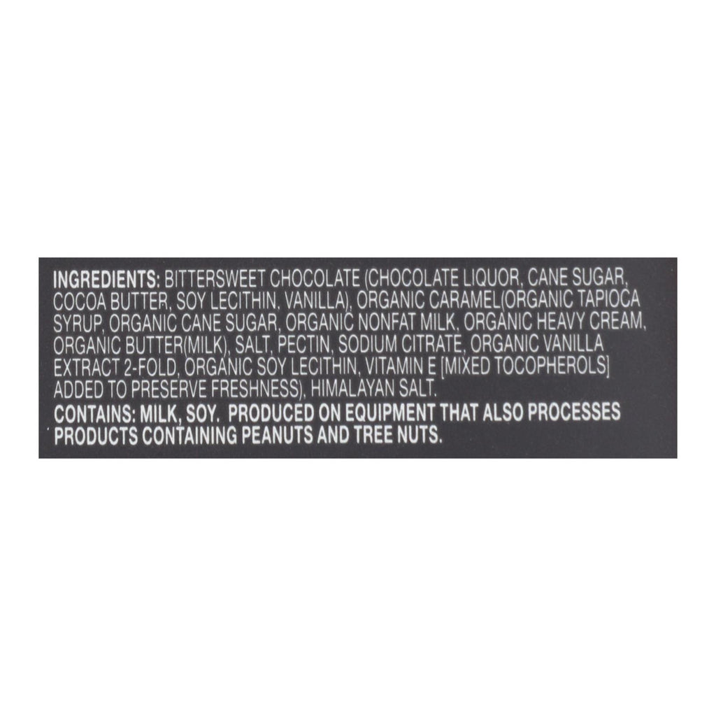 Endangered Species Chocolate Bar - Dark Chocolate - Caramel - Sea Salt - 3 Oz - Case Of 12