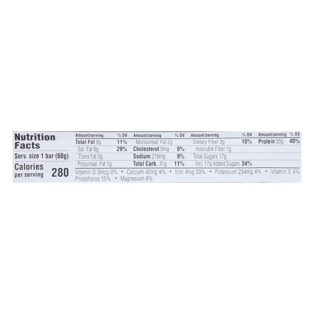 Clif Bar Builder Bar - Chocolate - Case Of 12 - 2.4 Oz