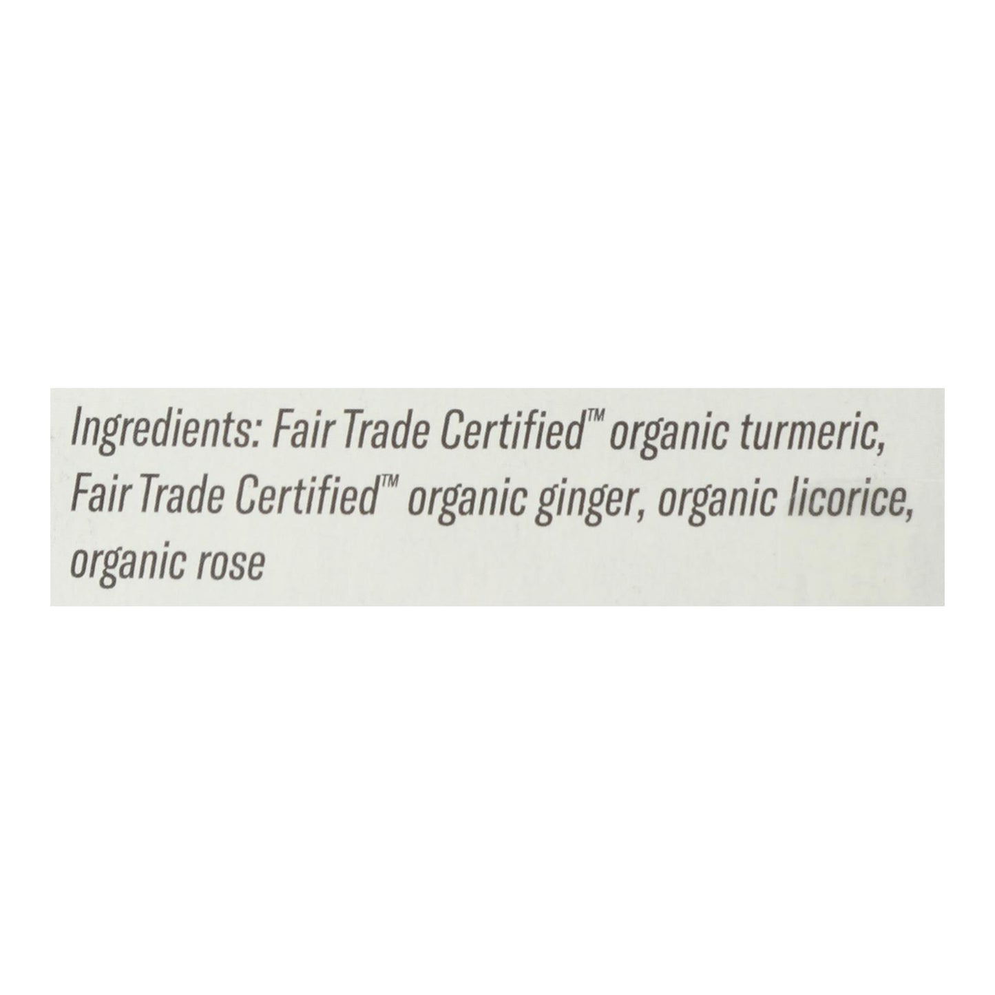 Numi Tea - Tea Organic Turmeric 3 Roots - Case Of 6-15 Bags