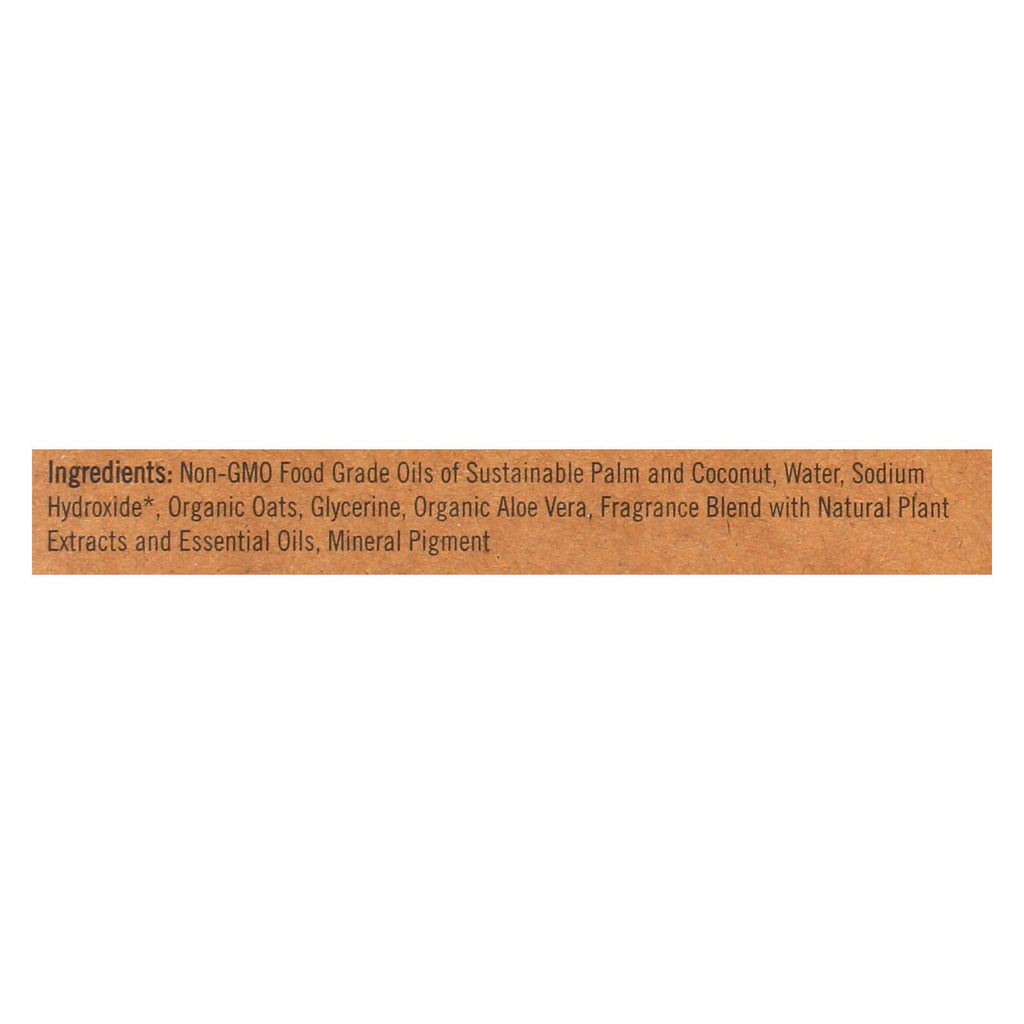 Sappo Hill Soapworks Bar Soap - Glycerine Creme - Aloe Oatmeal - 3.5 Oz - Case Of 12