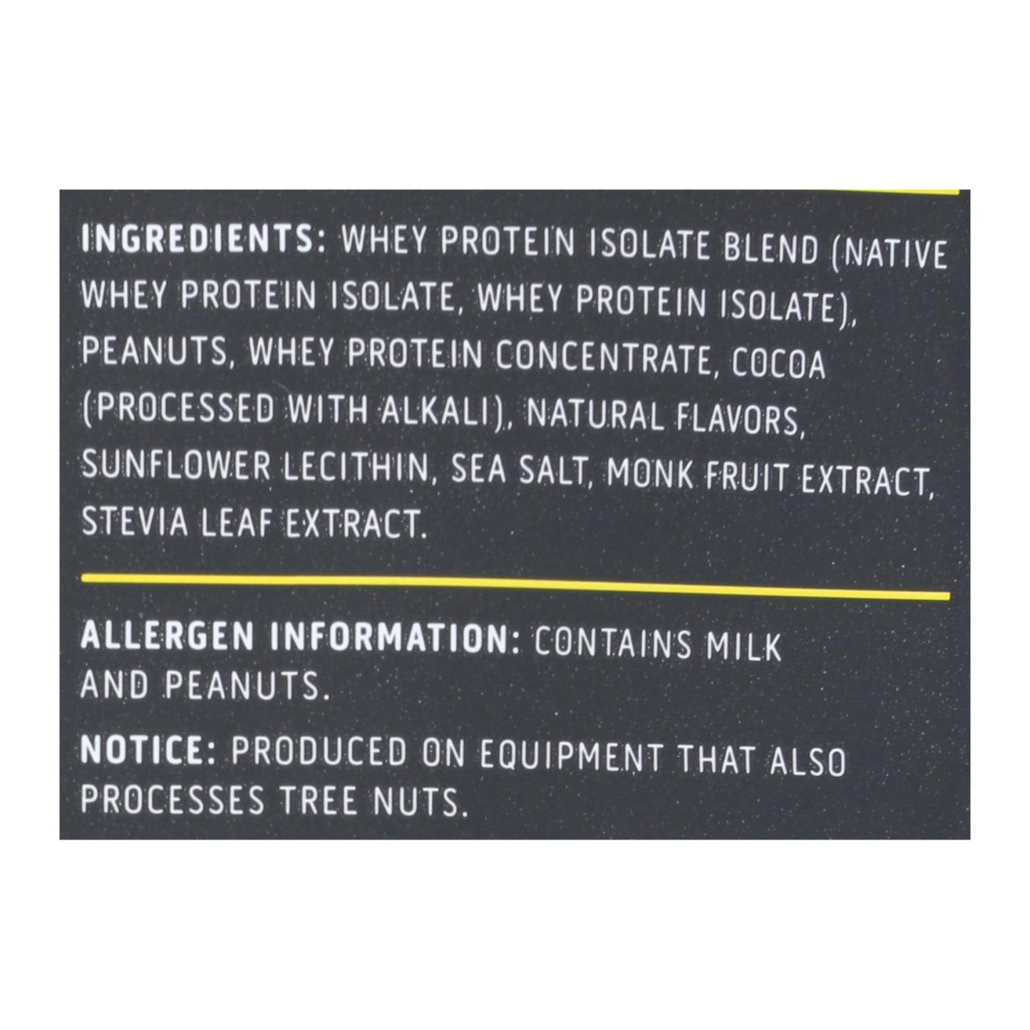 Ascent Native Fuel - Whey Chocolate Peanut Butter Sngle Packet - Case Of 15 - 1.23 Oz