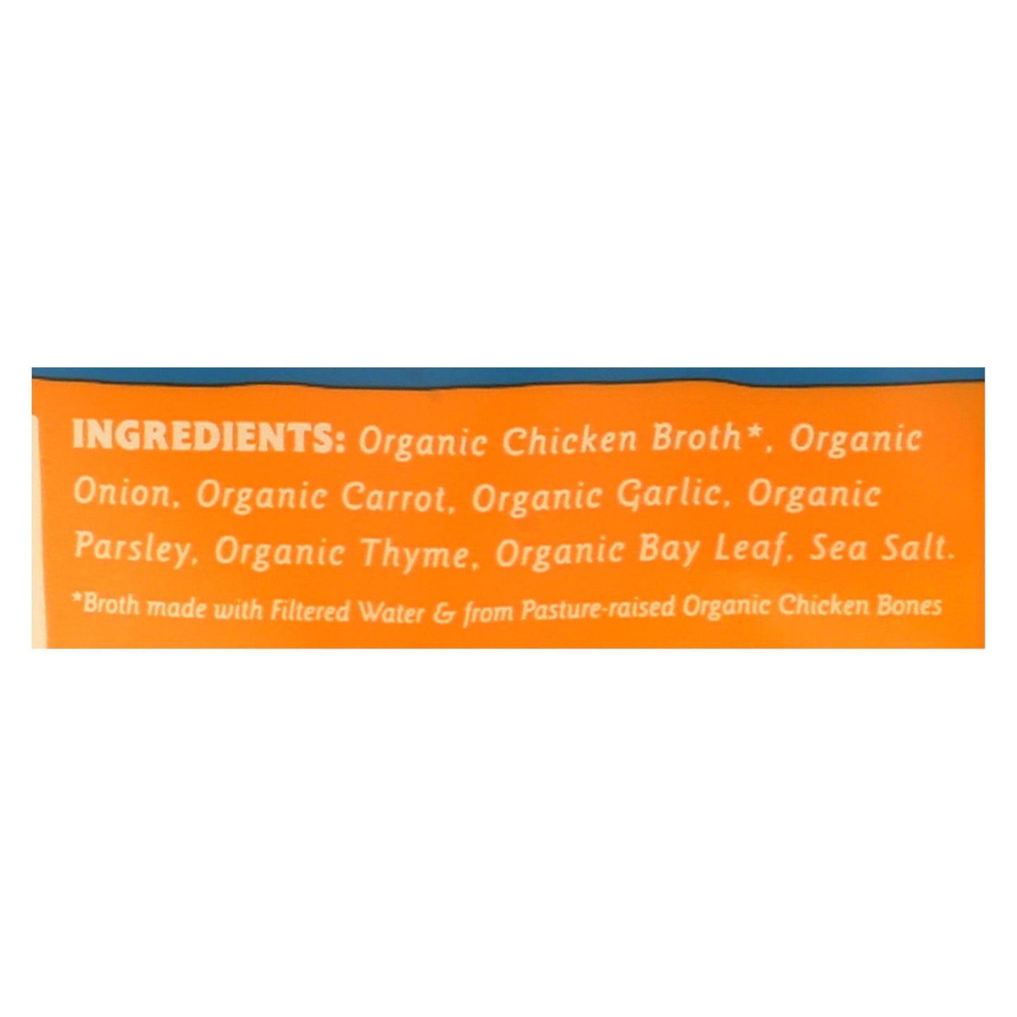 Bare Bones Chicken Bone Broth  - Case Of 6 - 16 Fz