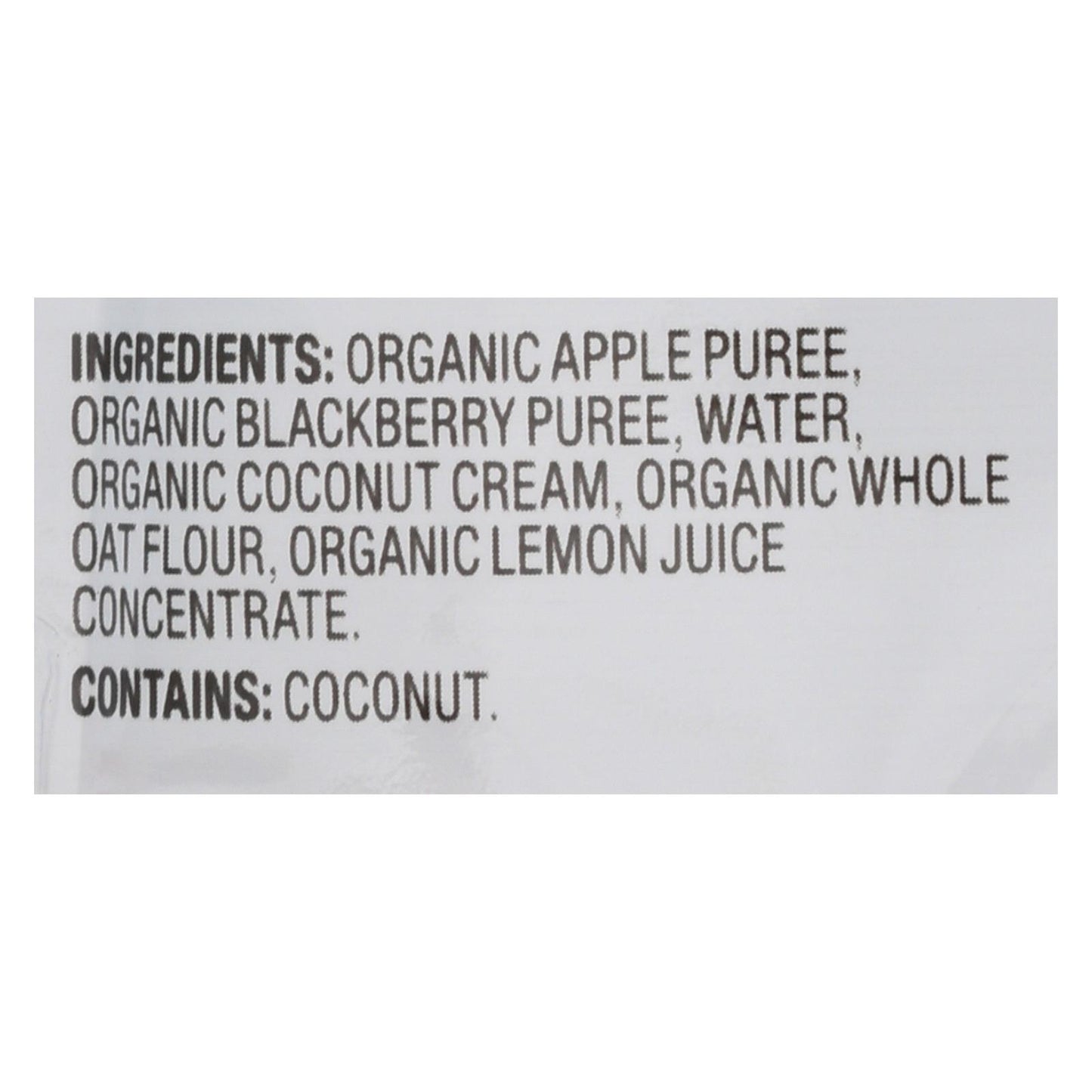 Plum Organics Plum Stage2 Blends Baby Food Apple Blackberry Coconut - Case Of 6 - 3.5 Oz