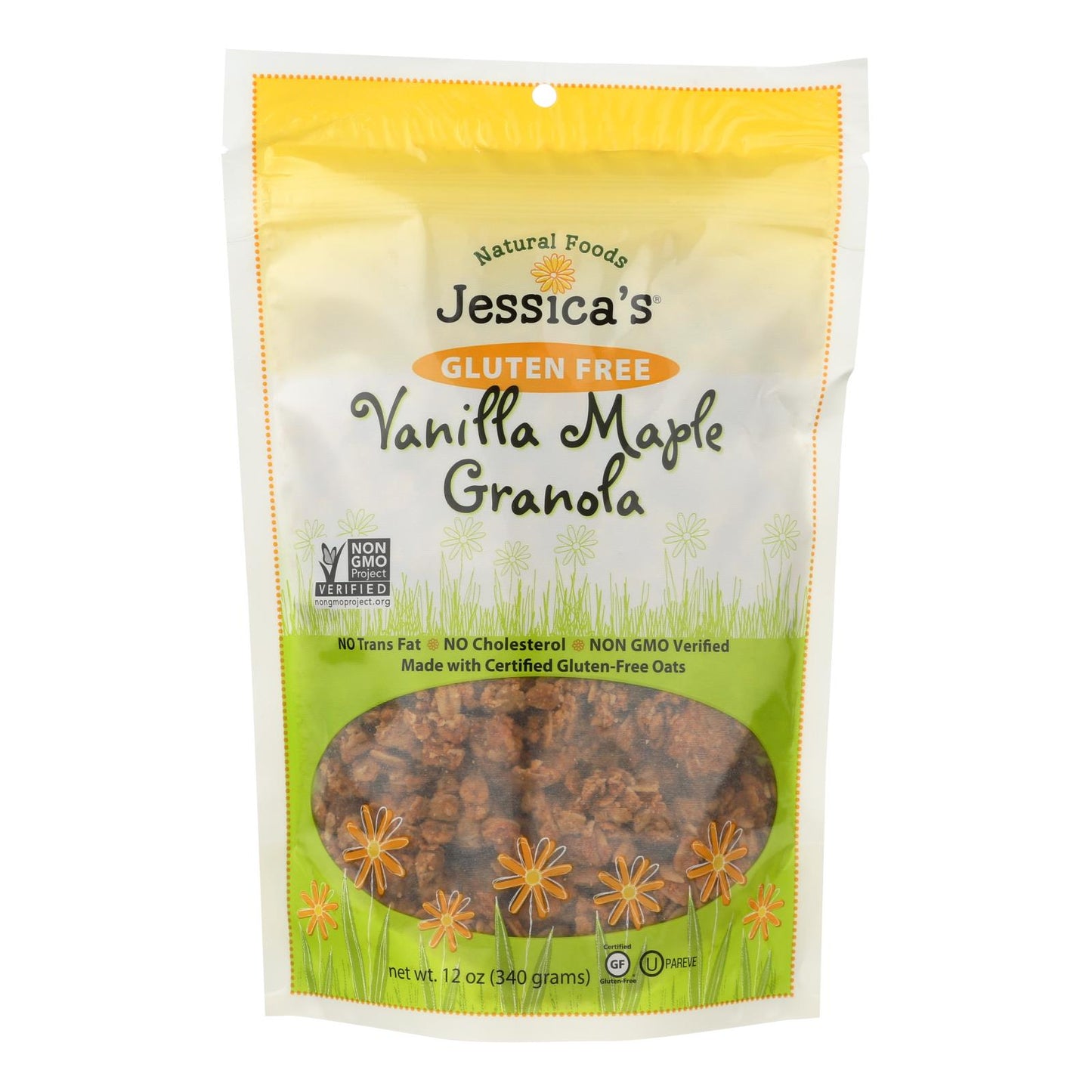 Jessica's Natural Foods Gluten Free Vanilla Maple Granola  - Case Of 12 - 11 Oz