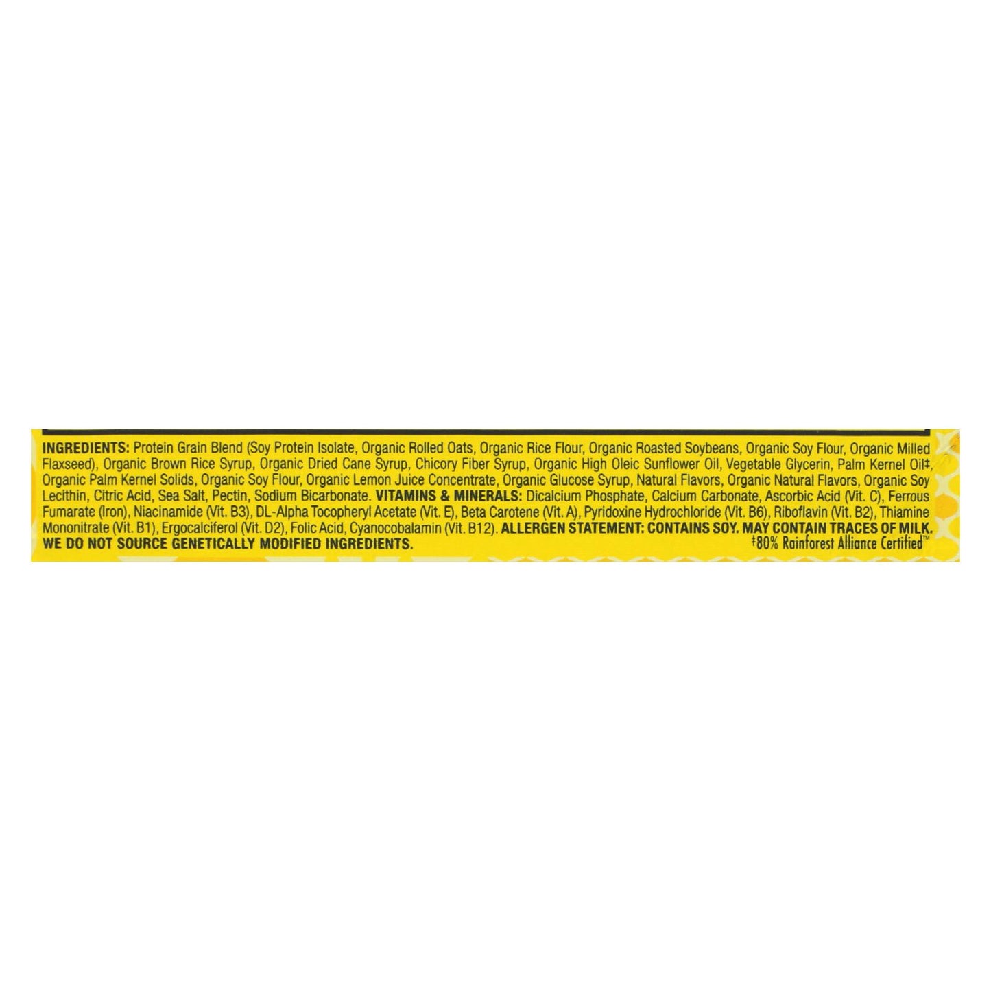 Clif Bar Luna Bar - Organic Lemon Zest - Case Of 15 - 1.69 Oz