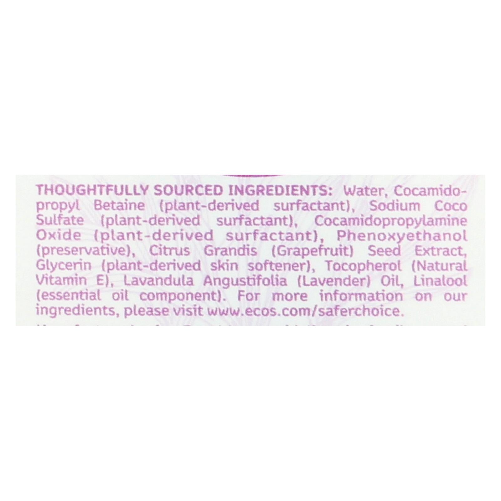 Earth Friendly Hand Soap - Lavender - Case Of 6 - 17 Fl Oz.