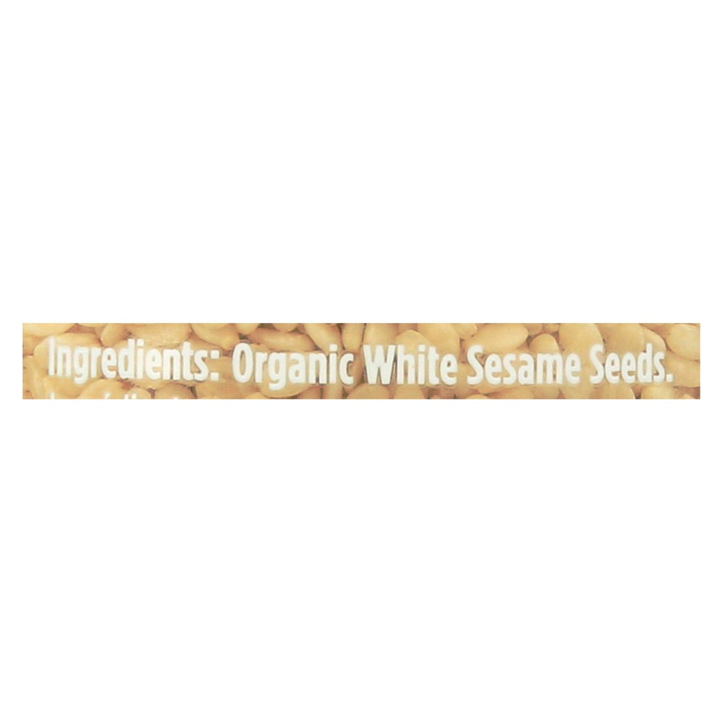 Spicely Organics - Organic Sesame - White - Case Of 3 - 2 Oz.