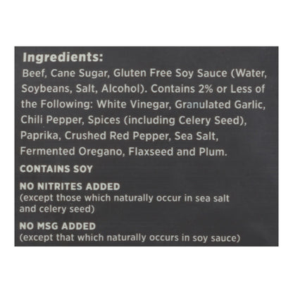 Krave Beef Jerky - Garlic Chili Pepper - Case Of 8 - 2.7 Oz