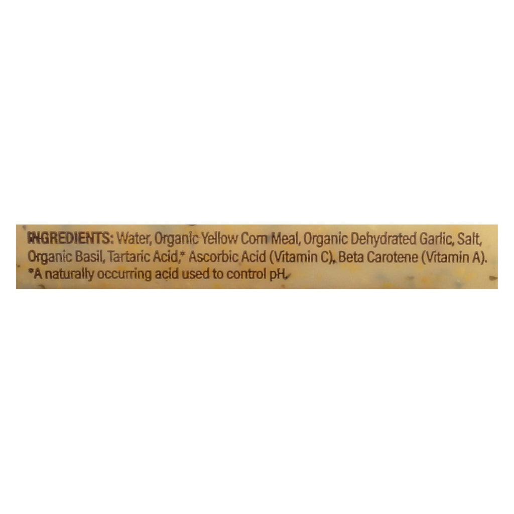Food Merchants Organic Polenta - Basil Garlic - Case Of 12 - 18 Oz.