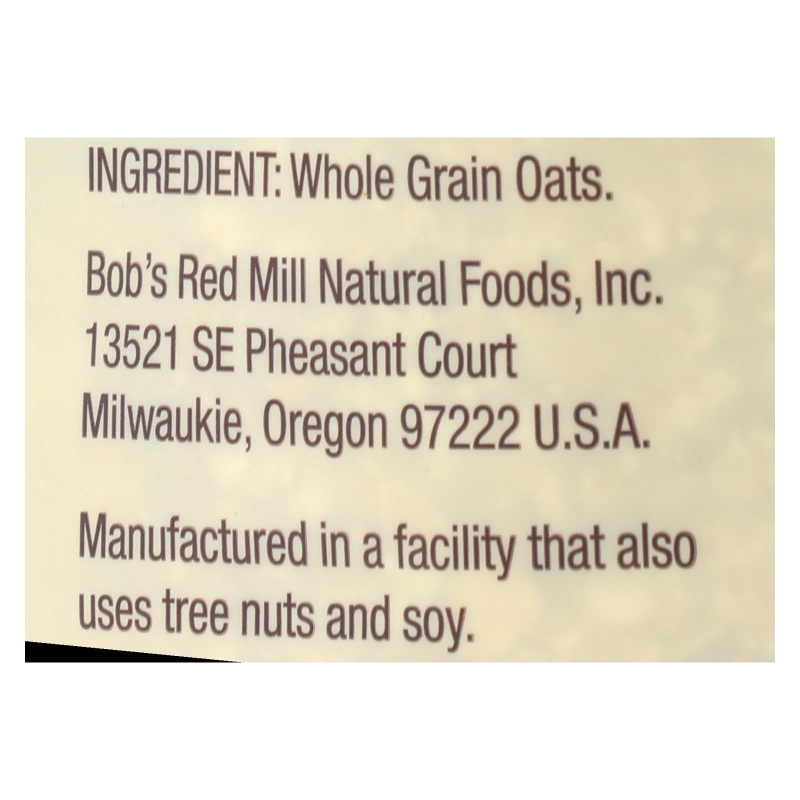 Bob's Red Mill - Quick Cooking Rolled Oats - Gluten Free - Case Of 4-28 Oz.