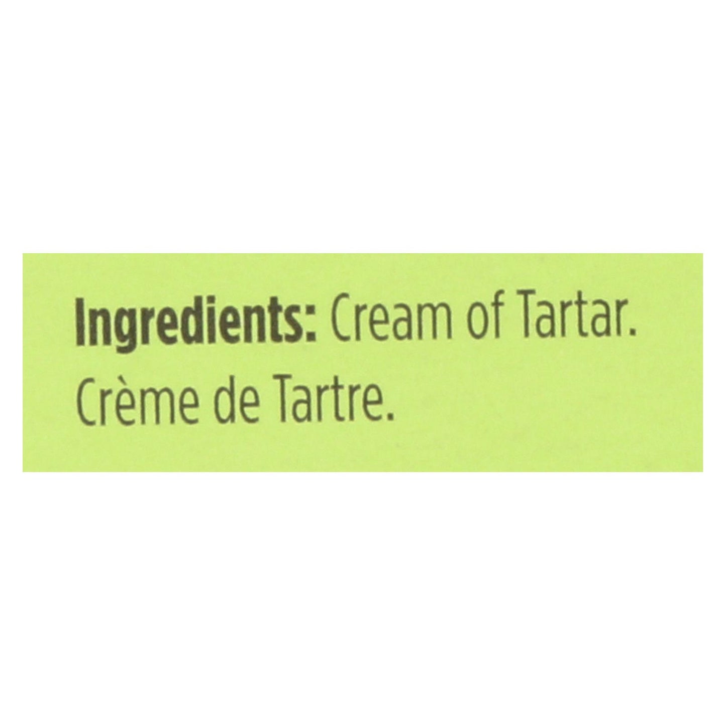 Spicely Organics - Cream Of Tartar - Case Of 6 - 0.5 Oz.