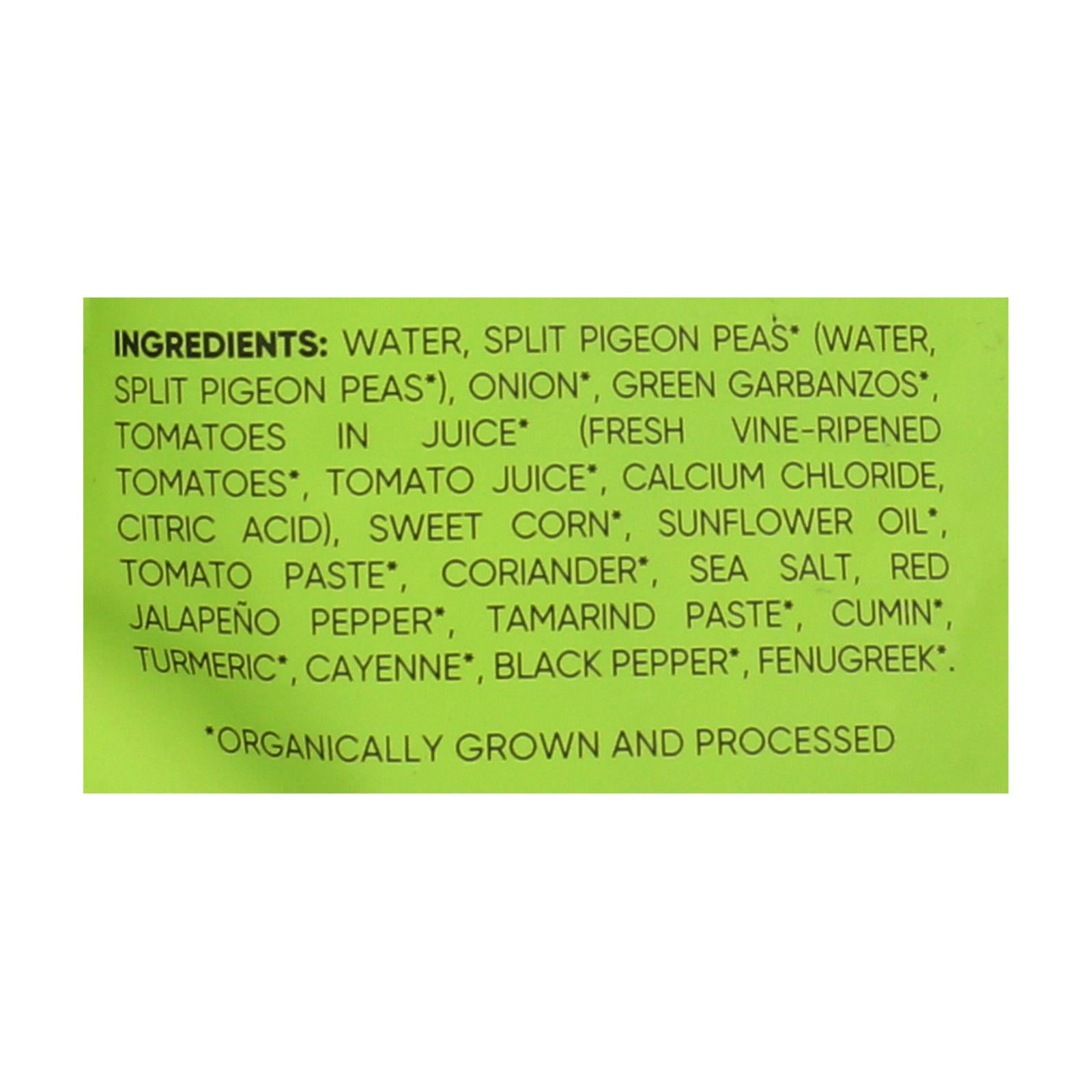 Maya Kaimal - Organic Everyday Dal - Green Garbanzo Corn Coriander - Cs Of 6 -10 Oz