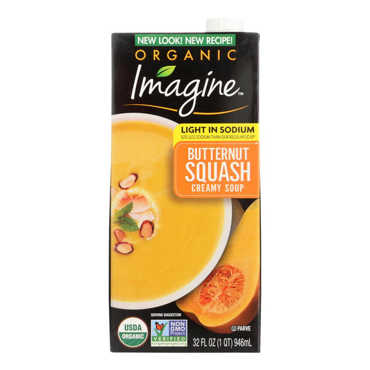 Imagine Foods - Soup Creamy Btrnt Sq Ls - Case Of 6-32 Fz