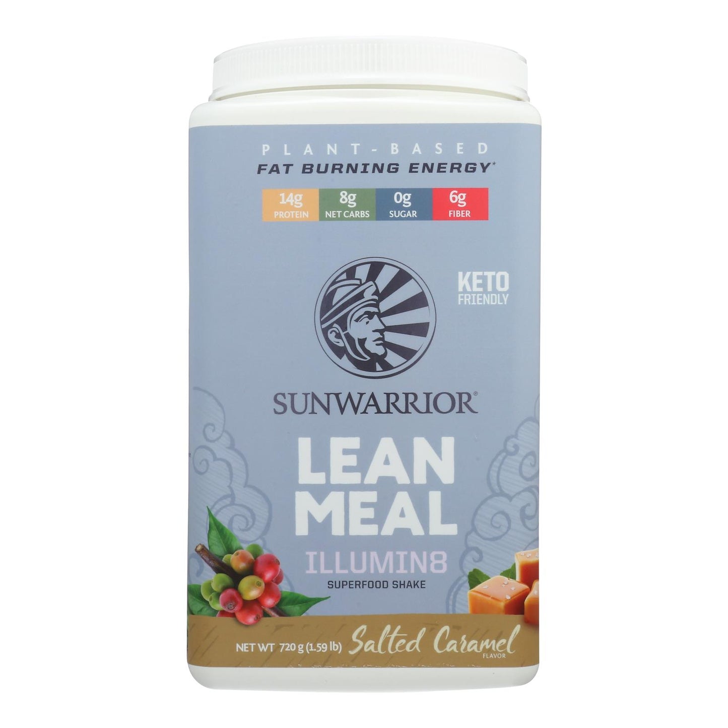 Sunwarrior - Illumin8 Salted Caramel Ml Rpl - 1 Each-25.3 Oz