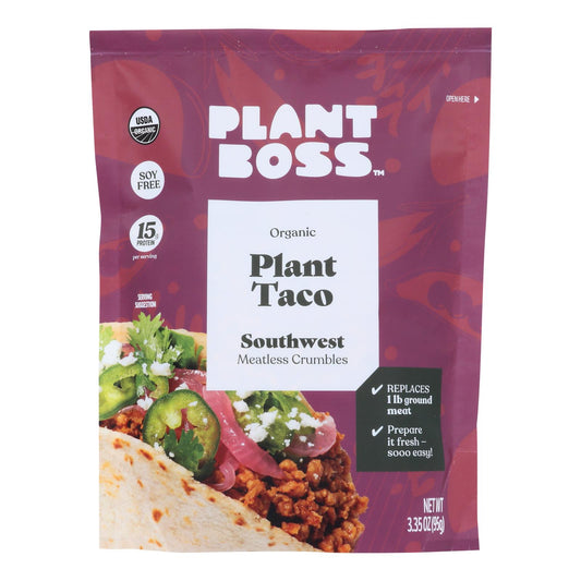 Plant Boss - Mtless Crumble Swst Tco - Case Of 6-3.35 Oz