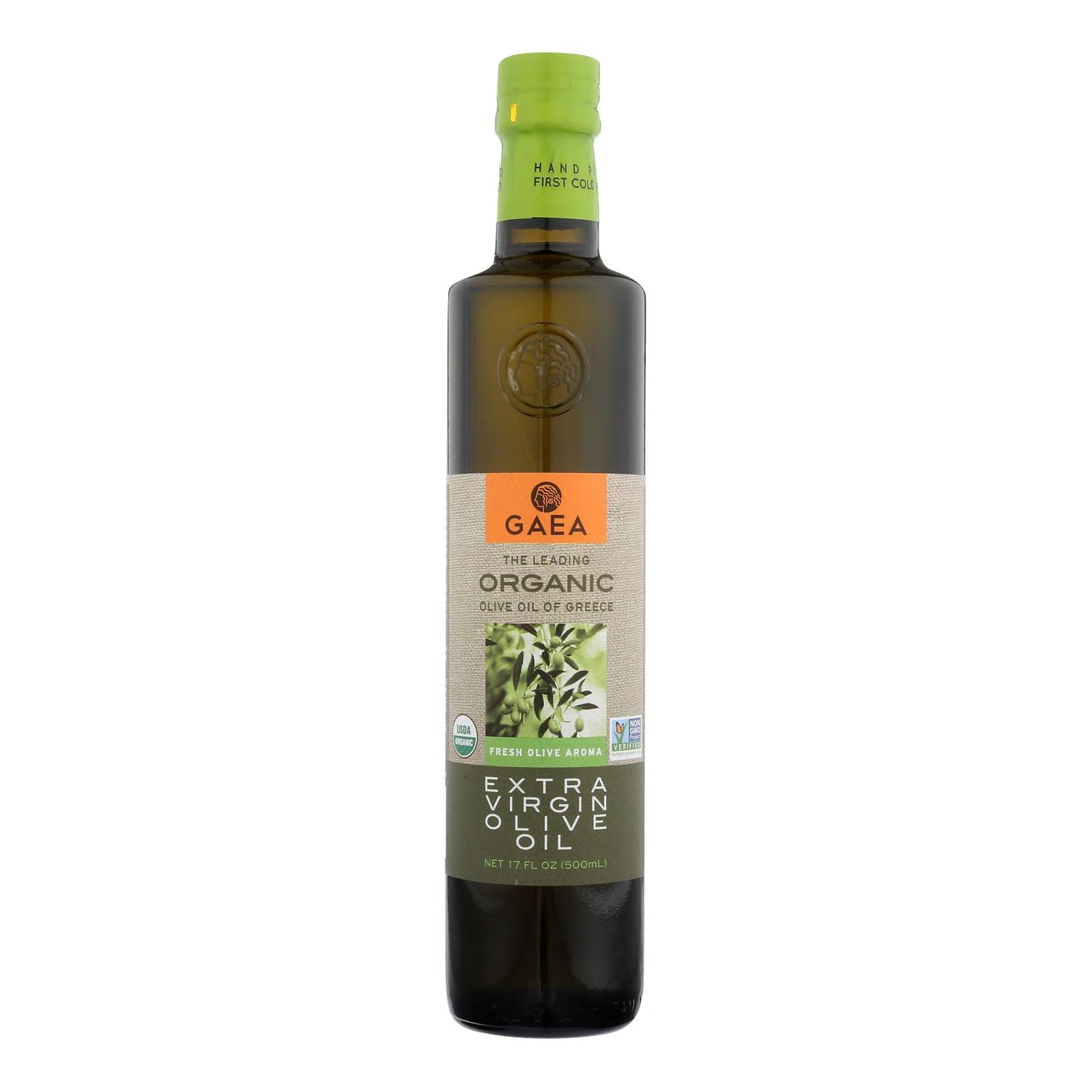 Gaea Olive Oil - Organic - Extra Virgin - 17 Oz - Case Of 6