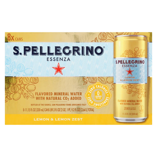 S.pellegrino Flavored Mineral Water - Case Of 3 - 8/11.15z