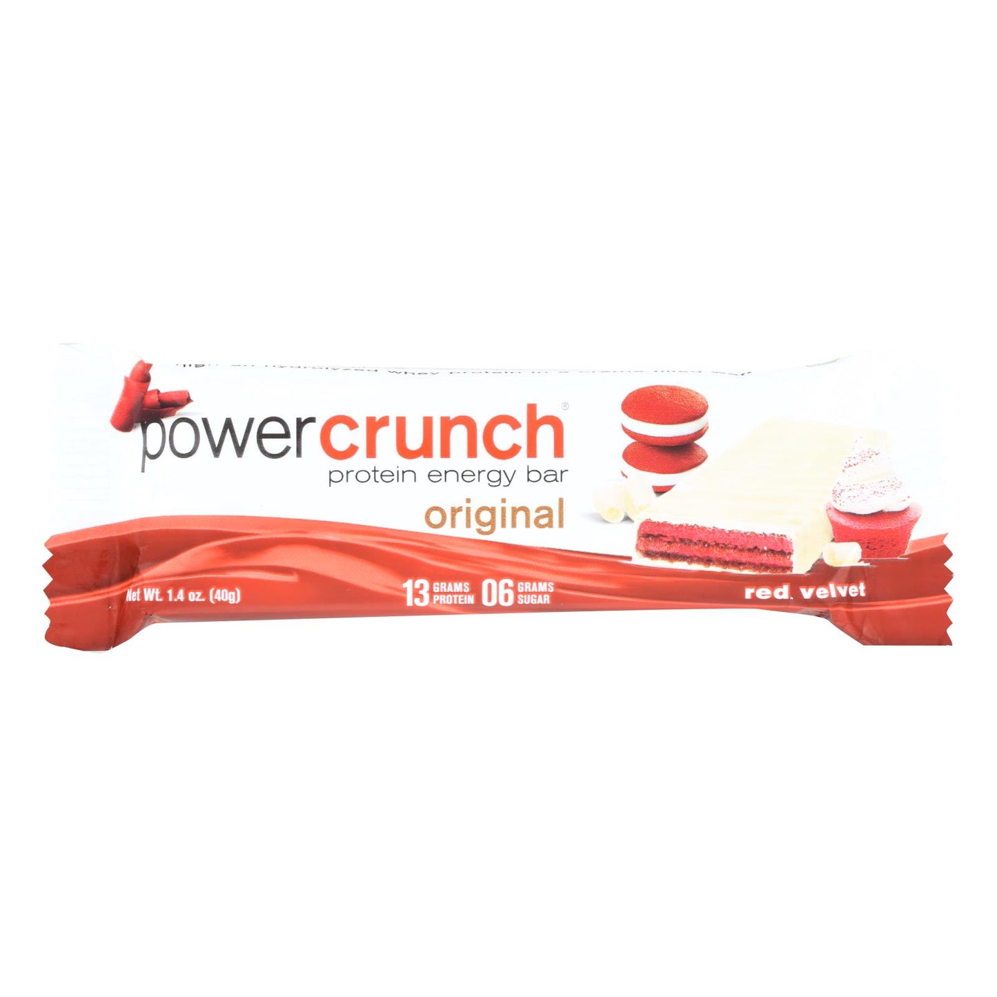 Power Crunch Protein Energy Bar Red Velvet - Case Of 12 - 1.4 Oz