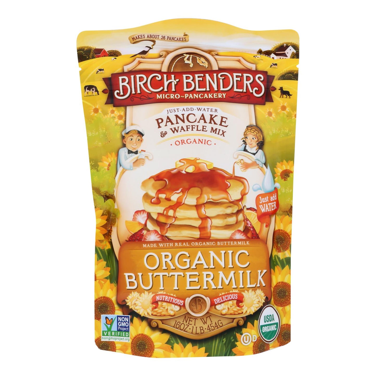 Birch Benders - Panck&wkl Mx Btrmilk - Case Of 6-16 Oz