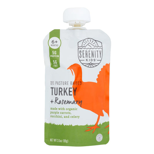 Serenity Kids - Pouch Turkey Rosemary - Case Of 6-3.5 Oz