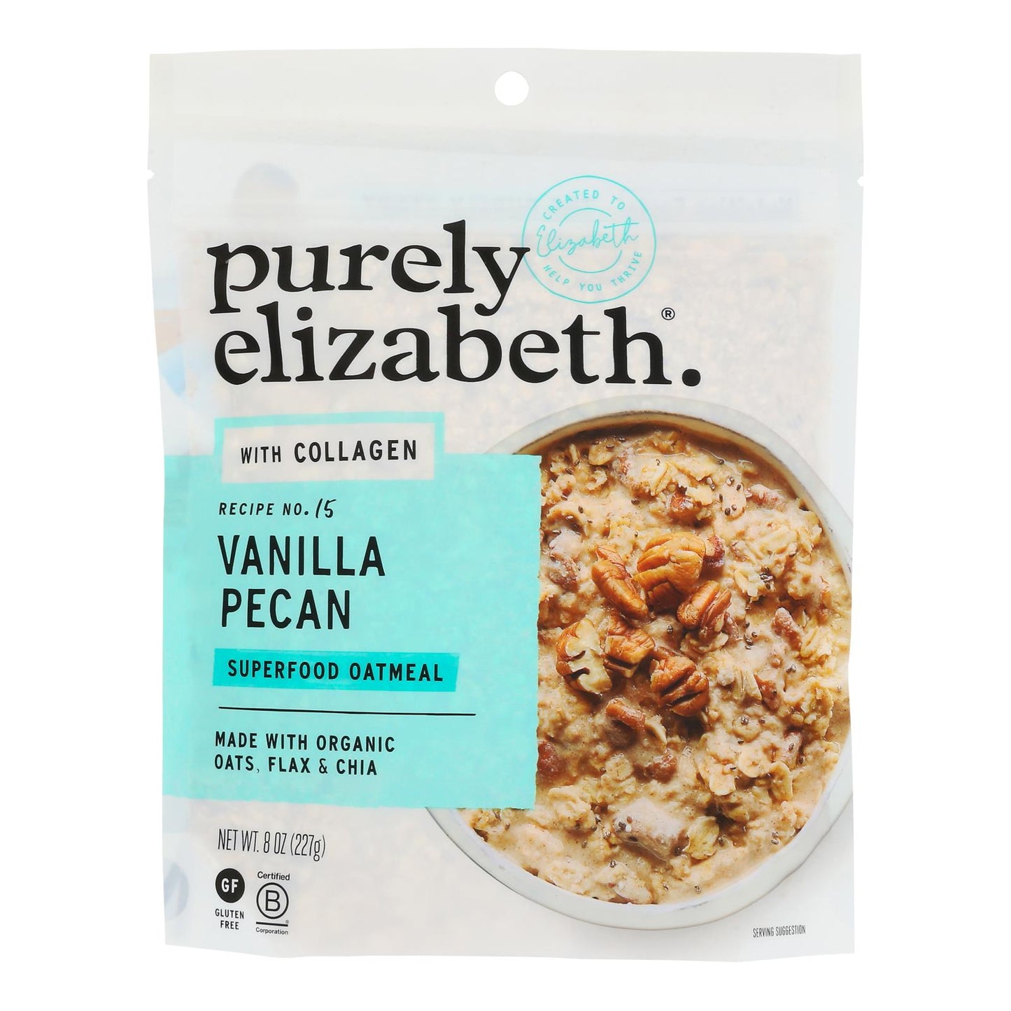 Purely Elizabeth - Oat Pouch Clgn Vanilla Pecan - Case Of 6-8 Oz