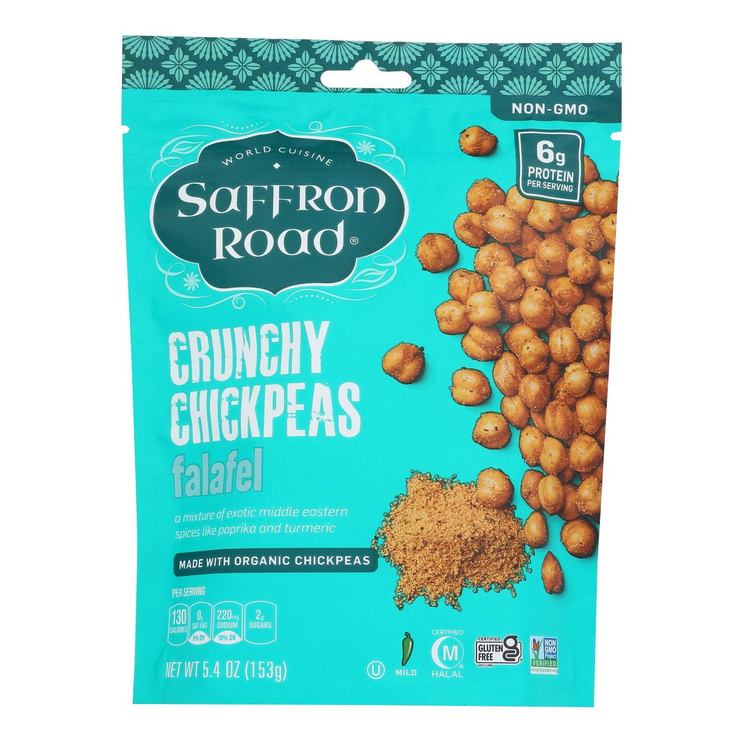 Saffron Road - Chchp Crnchy Falafel - Case Of 6-5.4 Oz