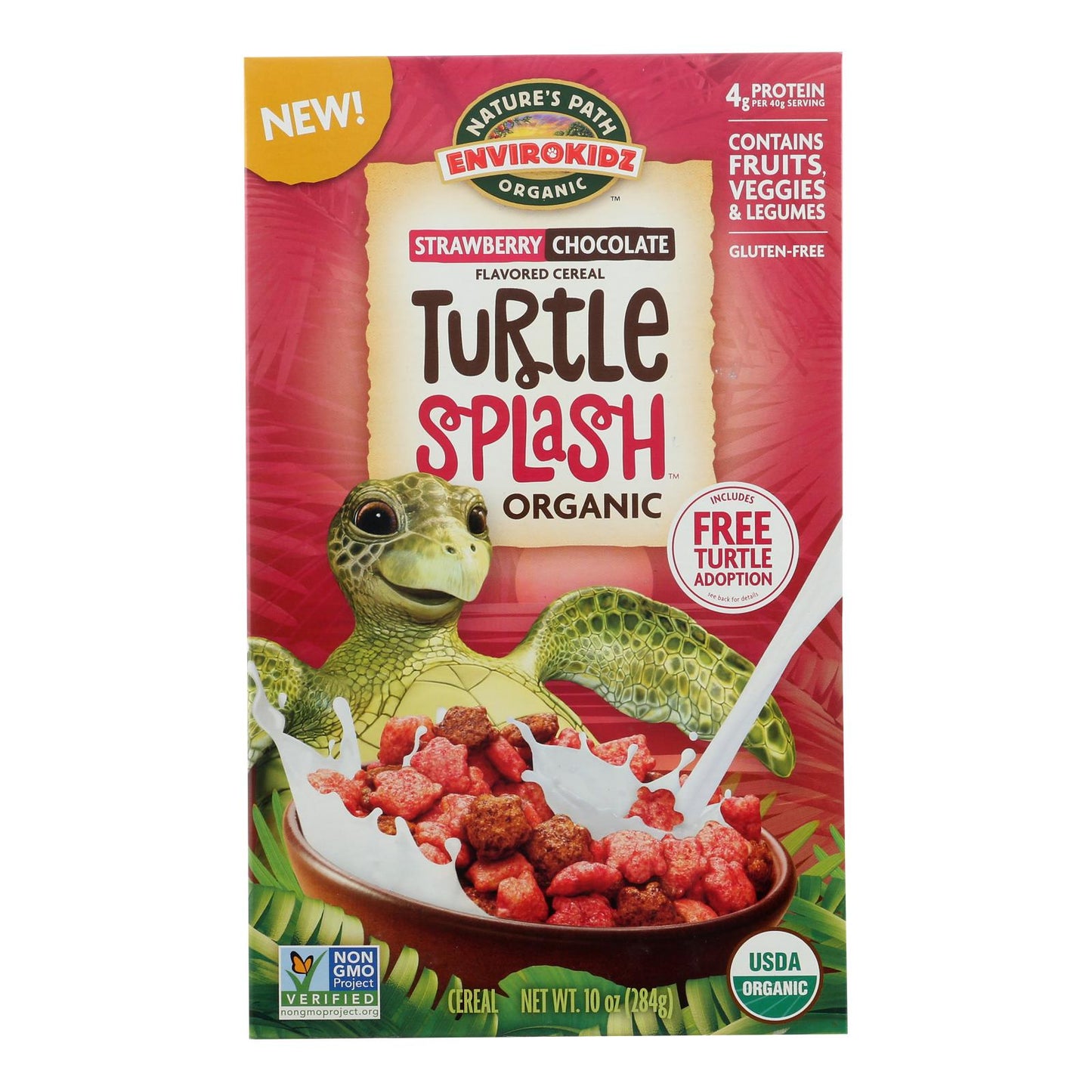 Nature's Path-envirokidz - Cerl Turtle Splash - Case Of 12-10 Oz