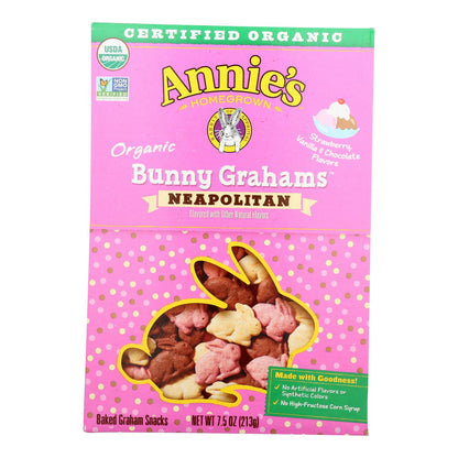 Annie's Homegrown - Crckrs Neapltn Bunnie - Case Of 12-7.5 Oz